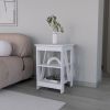 Side Table Rossville, Living Room, White