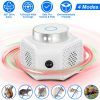 360Â° Ultrasonic Rodent Chaser Electronic Plug-in Mouse Control for Indoor Use Rodent Deterrent with Ultrasonic Sound