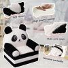 Children's single sofa chair, plush toddler armchair, washable set, cute animal-shaped seat, suitable for any room, reading room, living room